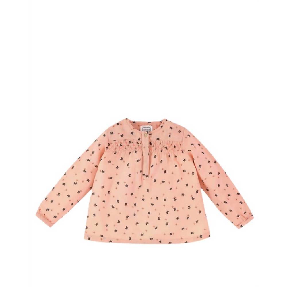 NEW BONHEUR DU JOUR girls pia blouse in pink